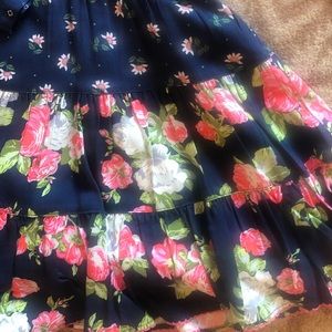 💙💕Matilda Jane beautiful navy/floral print dress